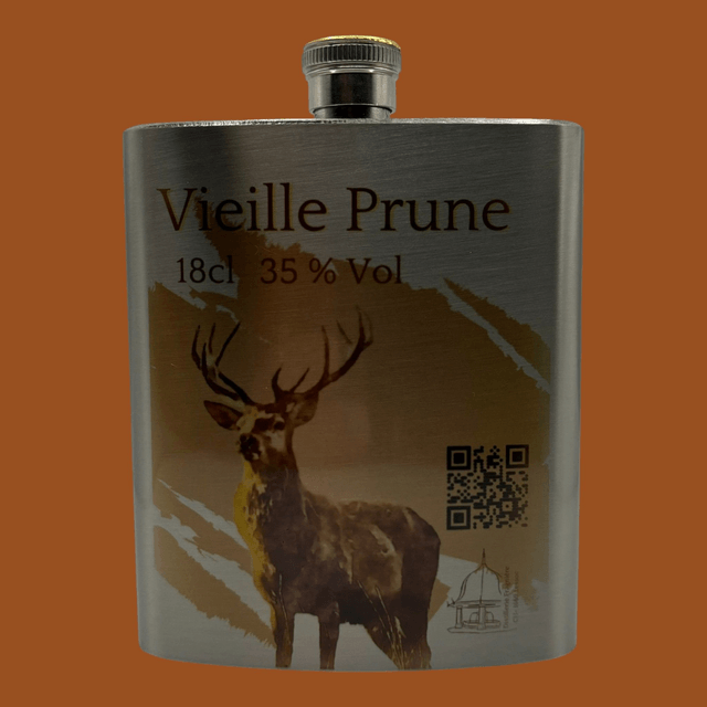 Vieille Prune 18 cl 35% vol. En flasque